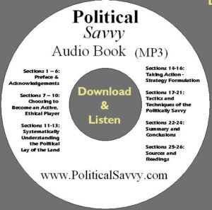 Audio Book MP3 Political Savvy (Download)